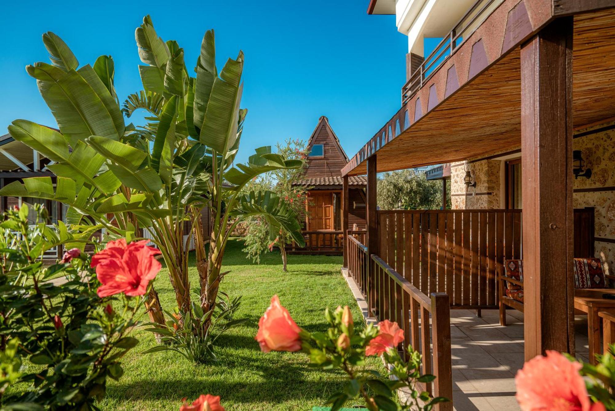 Sedir Park - Beach Bungalow Kargicak  Bagian luar foto