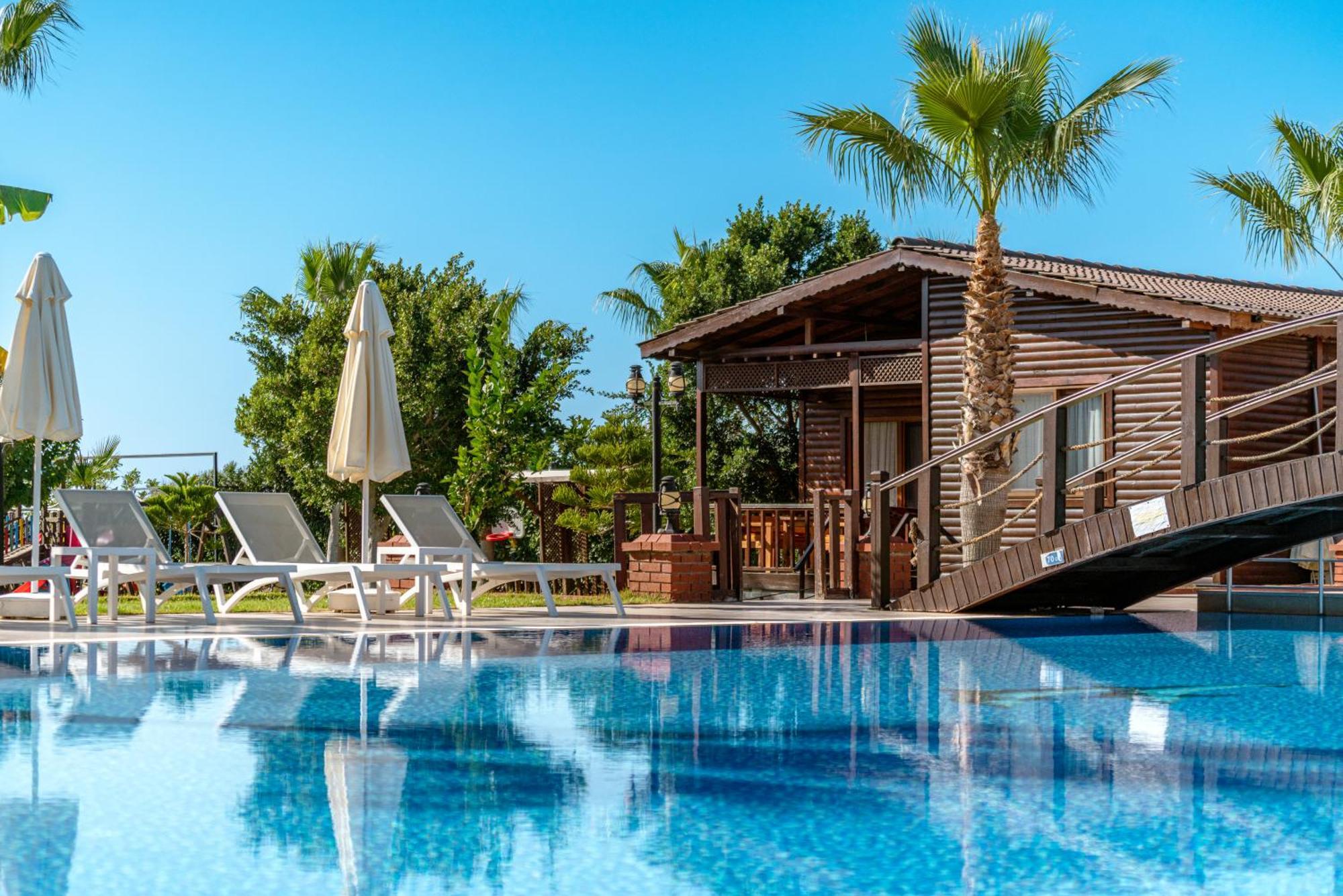 Sedir Park - Beach Bungalow Kargicak  Bagian luar foto