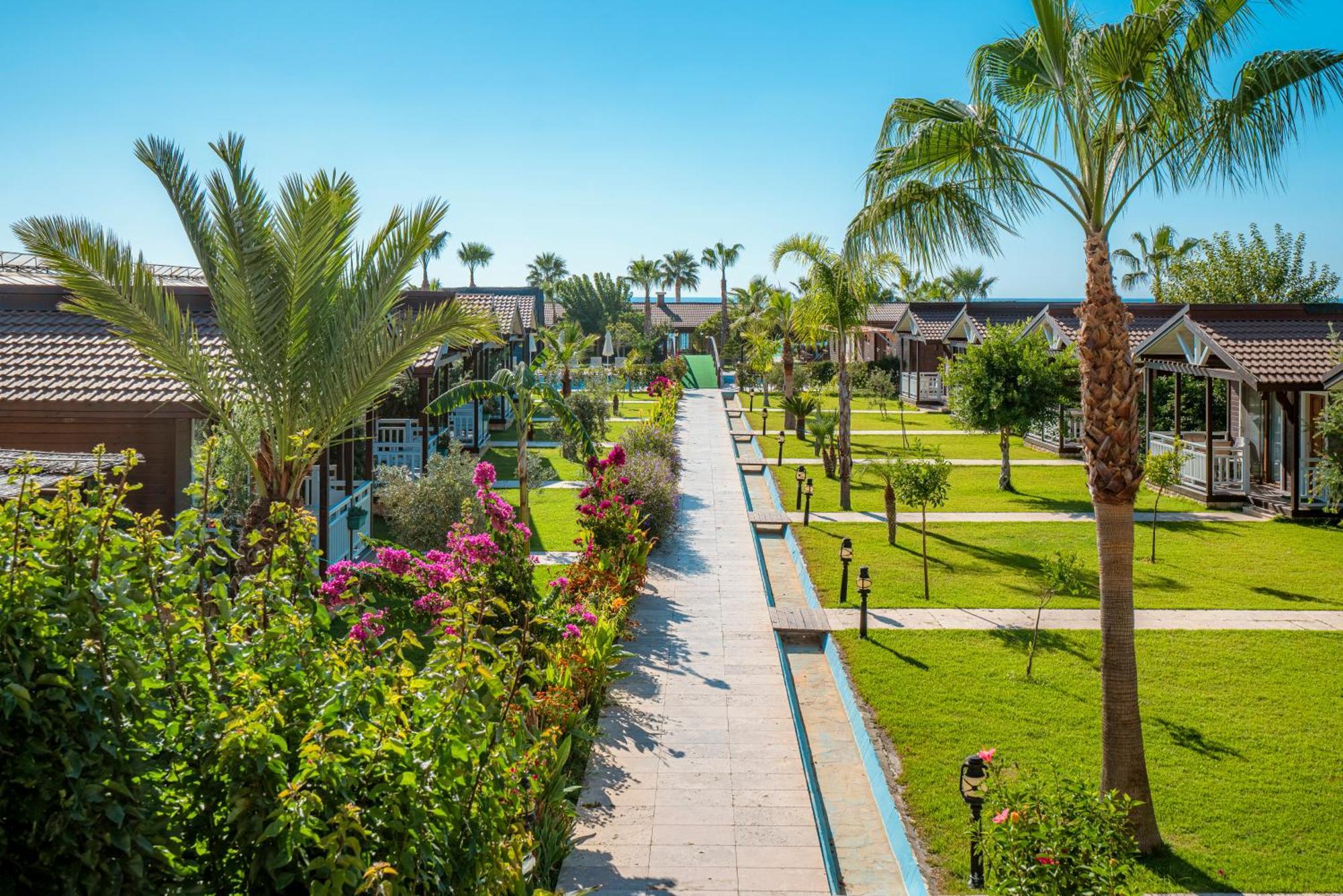 Sedir Park - Beach Bungalow Kargicak  Bagian luar foto