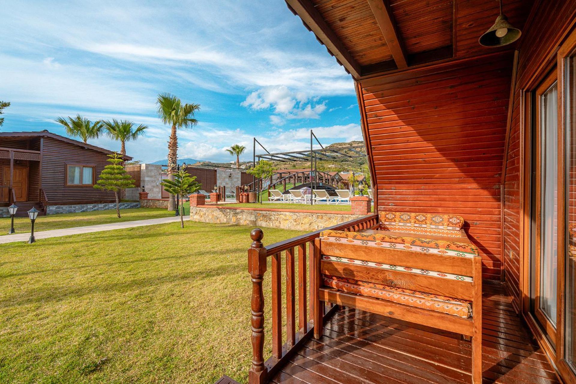 Sedir Park - Beach Bungalow Kargicak  Bagian luar foto