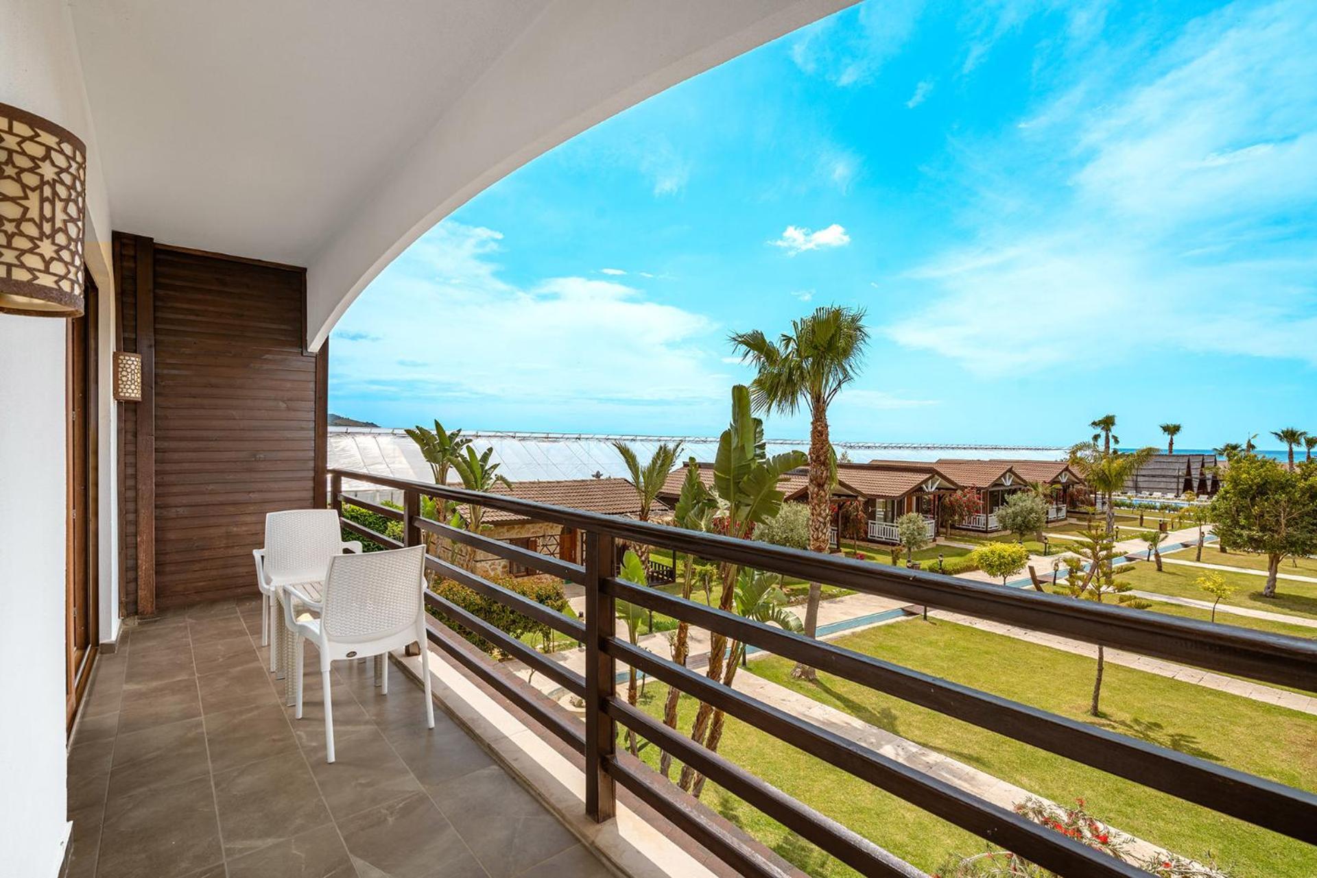 Sedir Park - Beach Bungalow Kargicak  Bagian luar foto